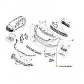 BARA PROTECTIE FATA DOKKER FARA PROIECTOARE VOPSIBILA  224983R