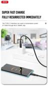 Cablu pentru incarcare 100W Quick Charge si transfer date Type-C la Type-C  1,5 metri  COD: XO-Q199