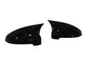 Capace oglinda tip BATMAN compatibile cu Audi A4 2016 - 2021 B9 - B9 FL negru lucios Cod:BAT10005