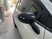 Capace oglinda tip BATMAN compatibile cu Fiat 500 / 500X  2014 negru lucios Cod:BAT10026