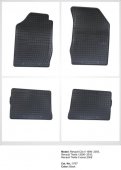 Covoare cauciuc RENAULT CLIO II 1998-2005 ( 0757 P40 )