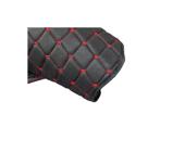 Covor auto imitatie piele dedicat Camion Scania R 2016, un scaun pneumatic,Cutie automata Negru/Rosu Cod:LUX-893