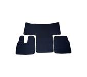 Covor auto imitatie piele romb dedicat Camion MAN TGL, TGS, TGM DIN 01.2013 cabina mare  PC9001 - Negru cusatura Rosie