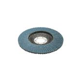 Disc lamelar abraziv cu zirconiu pentru taiat si polizat metal P80 Cod: BK77198