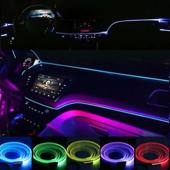 Fir neon cu LED RGB conectare mufa USB si telecomanda 9 metri Cod:FIR-RGB1-9TL