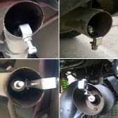 Fluier toba marime S pentru motor intre 1000 - 1600 cc