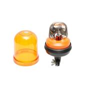 Girofar cu bec halogen H1 12-24V pentru suport picior Cod:BK87605