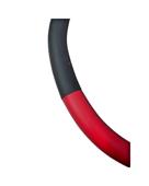 Husa volan marime M 38cm  diverse culori Cod:T888 - Negru+Gri