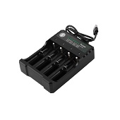 Incarcator Acumulatori 4.2V Li-Ion 18650 cu 4 Porturi la USB Cod: BH-042100-04U