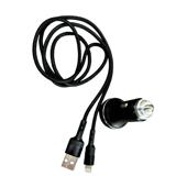 Incarcator auto 4.8A cu cablu tip lightning 12-24V Cod: PG-260I PREMIUM