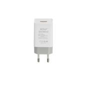 Incarcator retea 220V-5V 18W 3A  ALB, GOLF Cod: GF-U206Q