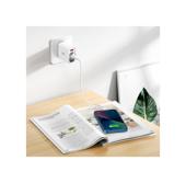 Incarcator retea 4 USB 1USB Quick charge QC3.0 + 3USB 2.4A cu cablu compatibil Lighting (Iphone) Cod:XO-L100A