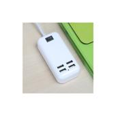 Incarcator retea cu 4 porturi  USB   2A ,15W MIV