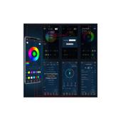 Inele lumina jante LED RGB cu aplicatie BTT 12V Cod: HH-64155