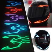 Kit lumini banda LED casca 4buc. Cod: JUQ02 - Albastru