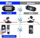 Kit Lumini submasina RGB ROCK LIGHT 12 module Cod: SPT1512C2-12 12V