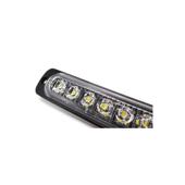 Lampa 12 LED profesionala stroboscopica lumina portocalie 12LED 12V-24V Cod: HH-12LEDBY