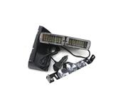 Lampa 24 LED parbriz profesionala  stroboscopica  12V  Cod: S2 48W - Portocalie S2 48W