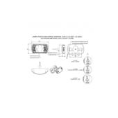 Lampa gabarit 71x42, LED, rosie,  Fristom, Cod:LD2229