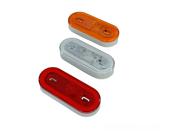 Lampa laterala 24 LED-uri SMD 2 functii LED tip neon12V-24V Cod: 4204 - Rosu