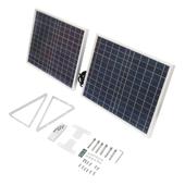 Lampa LED 126x0.5W cu panou solar 25W si baterie 7V/10Ah BK69236