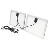Lampa LED 126x0.5W cu panou solar 25W si baterie 7V/10Ah BK69236