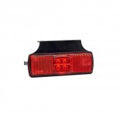 Lampa LED gabarit, culoare rosu ,cu suport lateral 12/36V Cod:FT-017