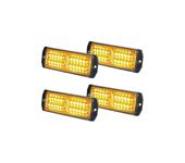 Lampa LED profesionala  stroboscopica 12V-24V Cod: O-87-24LED - Portocaliu