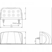 Lampa numar LED FT-026 12-24V Fristom