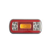 Lampa spate 220x100, 6 functii, cu ceata si numar, LED, FT-130PM Fristom