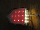 Lampa stop camion DF TRL001 cu sticla TRANSPARENTA LED 12v