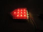 Lampa stop camion DF TRL001 cu sticla TRANSPARENTA LED 12v