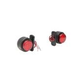 Lampi laterale de gabarit cu LED 12/24V, rosu-alb  Cod: BK69445