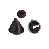 Manson schimbator viteze  piele ecologica  compatibil  Fiat 500/ 500C Cod:FXFIAT-18
