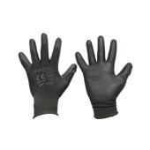 Manusi de protectie sintetice cauciucate negre  M10  Cod:BK90022