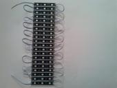 Modul 3 SMD 5050 24V fundal negru lumina alba