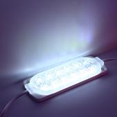 Modul Stroboscop  12SMD DC 12V  480lumen Cod: JSUN10533-2835-2,4W - Rosu+Albastru