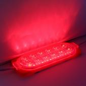 Modul Stroboscop  12SMD DC 12V  480lumen Cod: JSUN10533-2835-2,4W - Rosu+Albastru