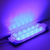 Modul Stroboscop  12SMD DC 12V  480lumen Cod: JSUN10533-2835-2,4W - Rosu+Albastru
