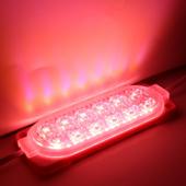 Modul Stroboscop  12SMD DC 12V  480lumen Cod: JSUN10533-2835-2,4W - Rosu+Albastru