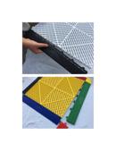 Pardoseala modulara ventilata  40x40x1,8cm   Culoare: Albastru Cod: PM10005