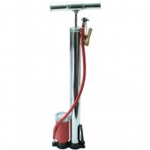 POMPA AER MANUALA CU MANOMETRU  INOX IMP