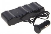 Prelungitor priza 4 cai auto si 2 USB WF4008