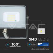 Proiector LED 10W Cip SAMSUNG SMD Corp Gri 6400K COD: 432