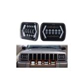 Proiector LED 39W DRL cu 2 faze 12V cu functie de semnalizare Cod: SPT313H4D