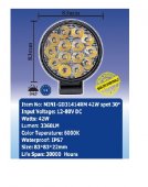 Proiector LED MINI-GD31414RM SPOT 30°.