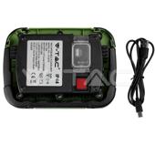 Proiector LED Reîncărcabil Cip SAMSUNG 20W USB + SOS Funcție IP44 4000K COD: 20039
