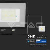 Proiector LED SMD 50W Cip SAMSUNG Slim Corp Negru 6400K 120LM/W COD: 761