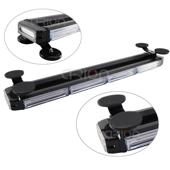 Proiector / Rampa girofar cu functie stroboscopica 12-24V  lumina Portocalie   Cod: AS-COB-8-4S cu baza magnetica