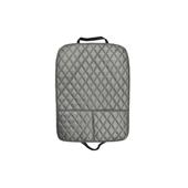 Protectie spatar  scaun auto cu buzunare imitatie piele Cod: 9070 - Negru cusatura Neagra